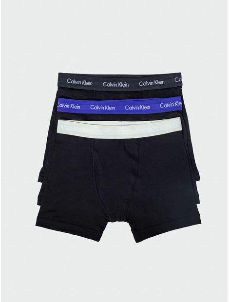 6 BOXER CALVIN KLEIN HOMBRE NR + 6 MEDIAS TOBILLERAS TELA ULTRAFINA